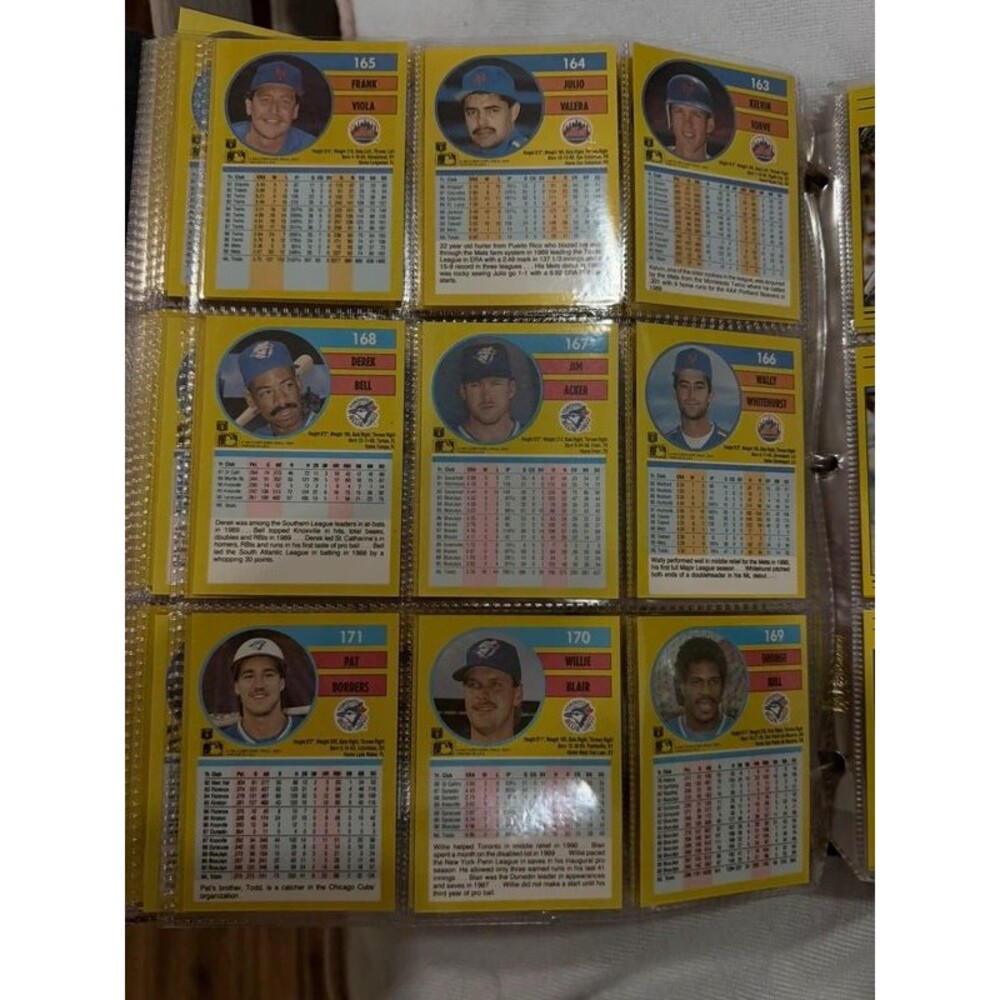 Fleer ’91 Sports Card Collection Binder – Baseball Cards - Picture 6 of 11